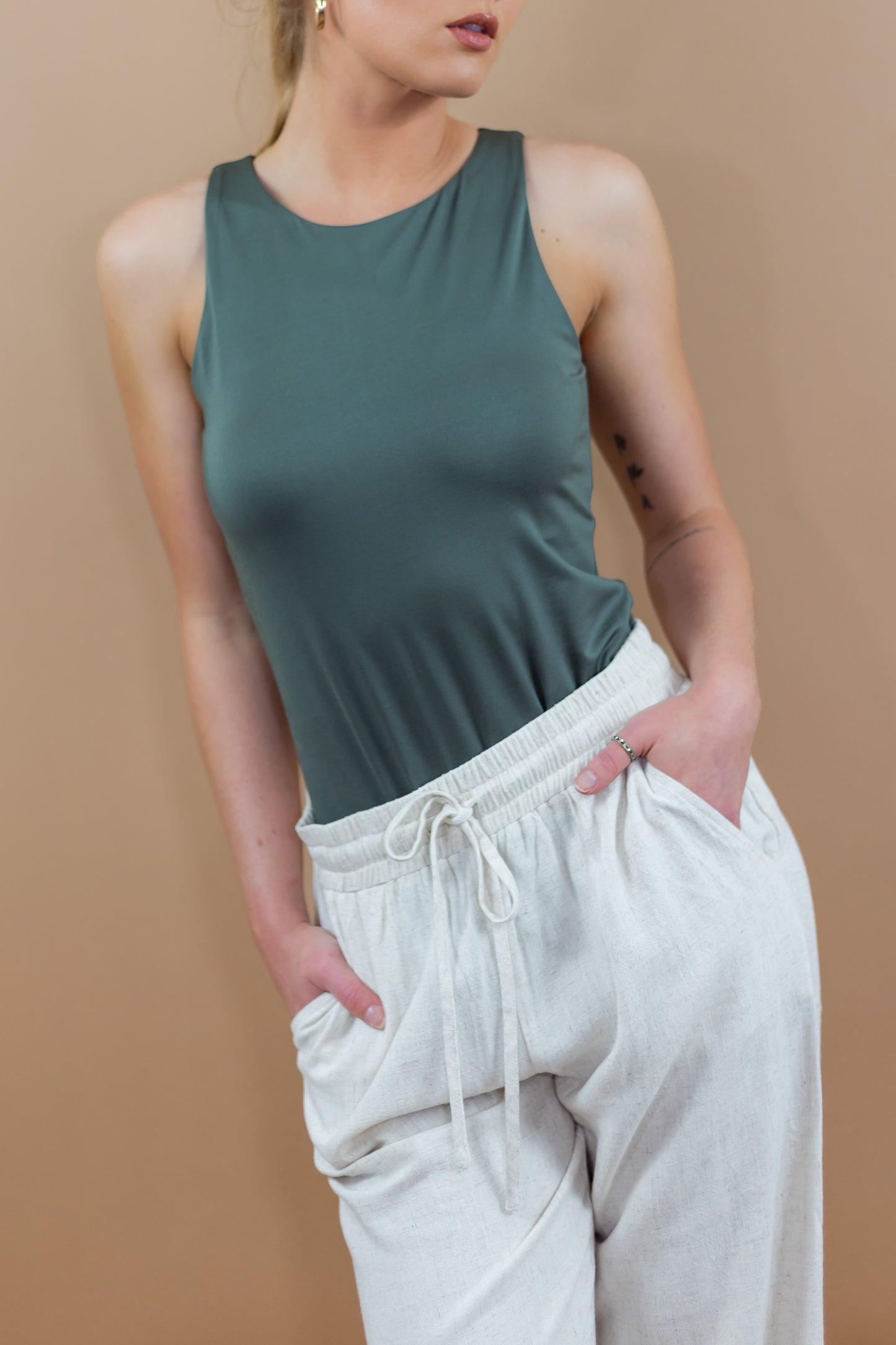 Olivia Forest High Neck Bodysuit