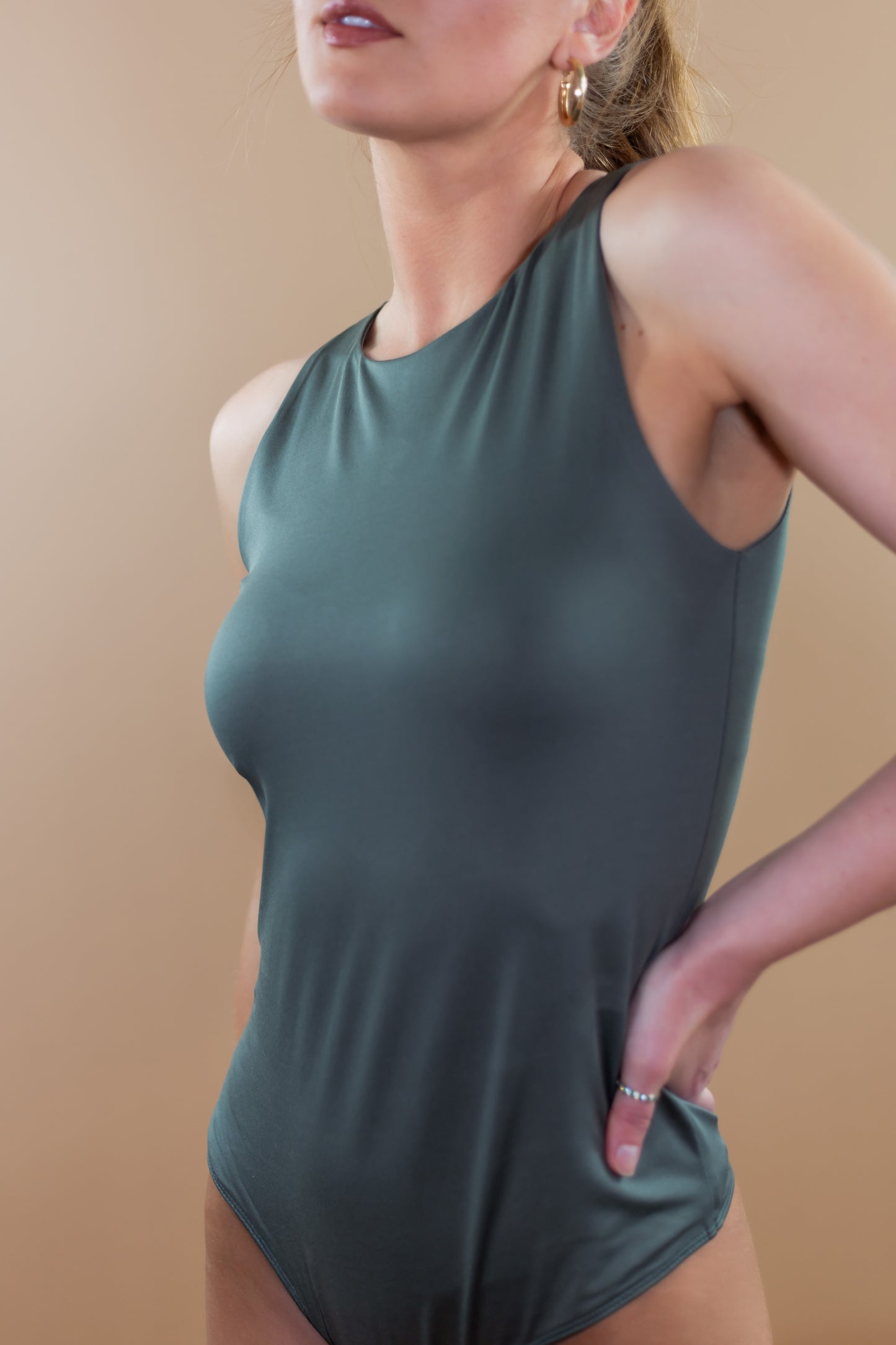 Olivia Forest High Neck Bodysuit