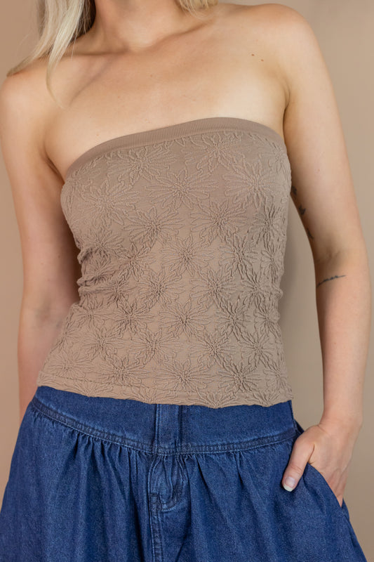 Celeste Tube Top - Mocha