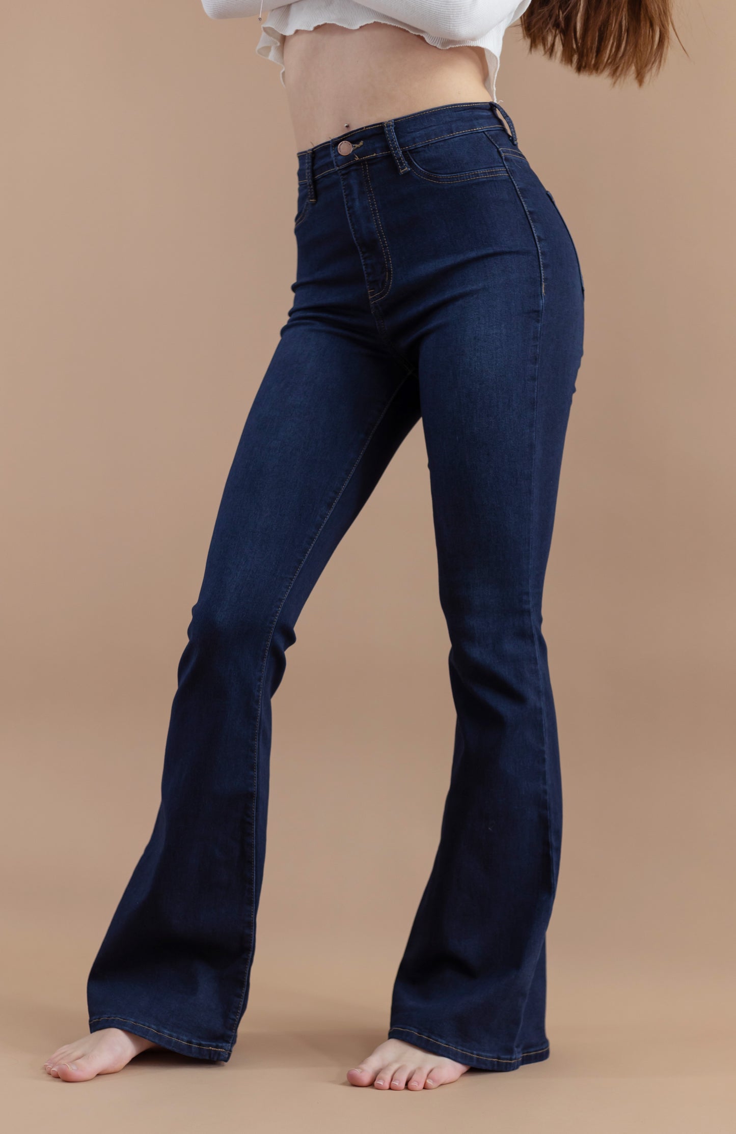 Bella Flare Jeans - Dark