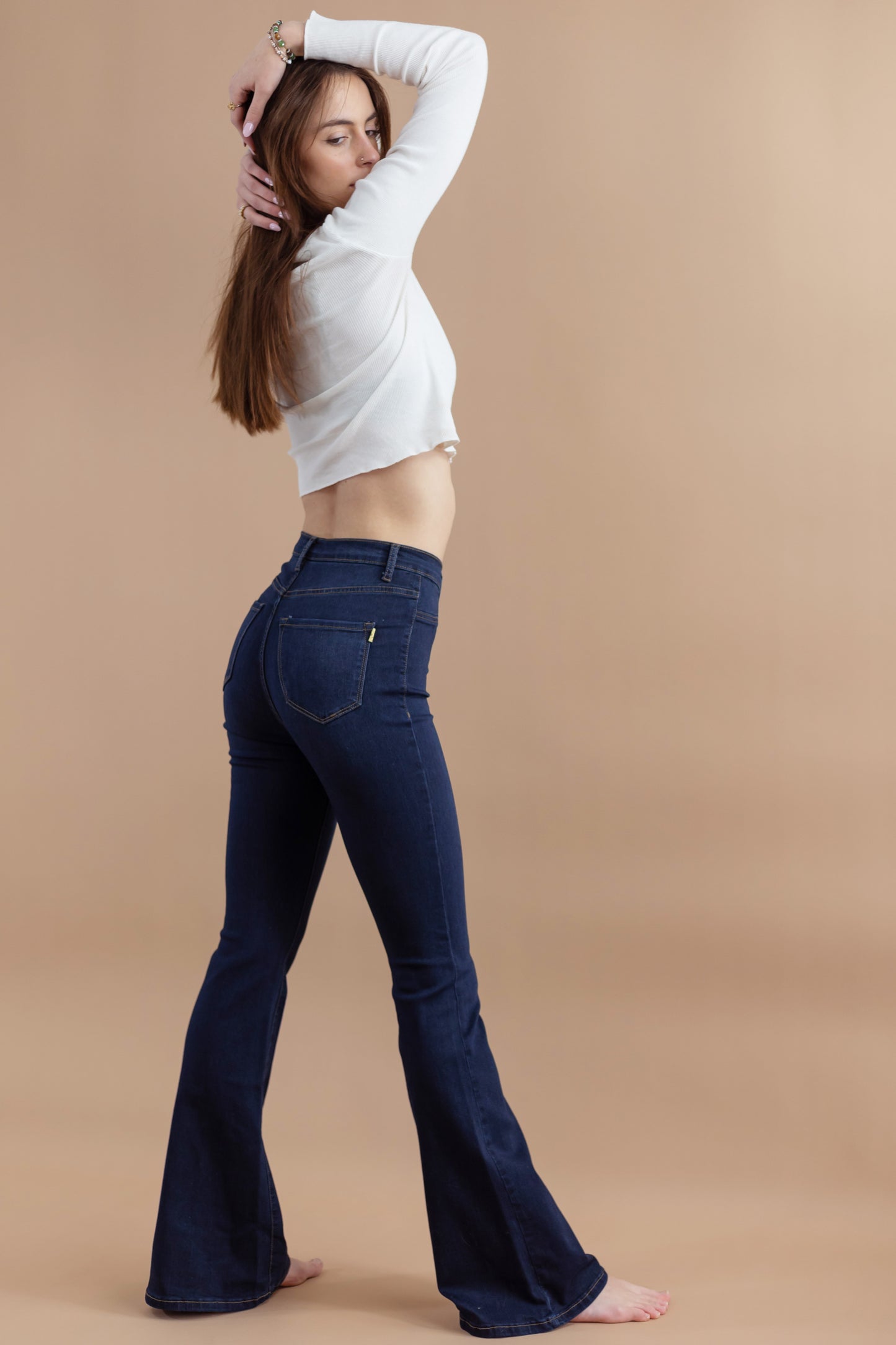Bella Flare Jeans - Dark