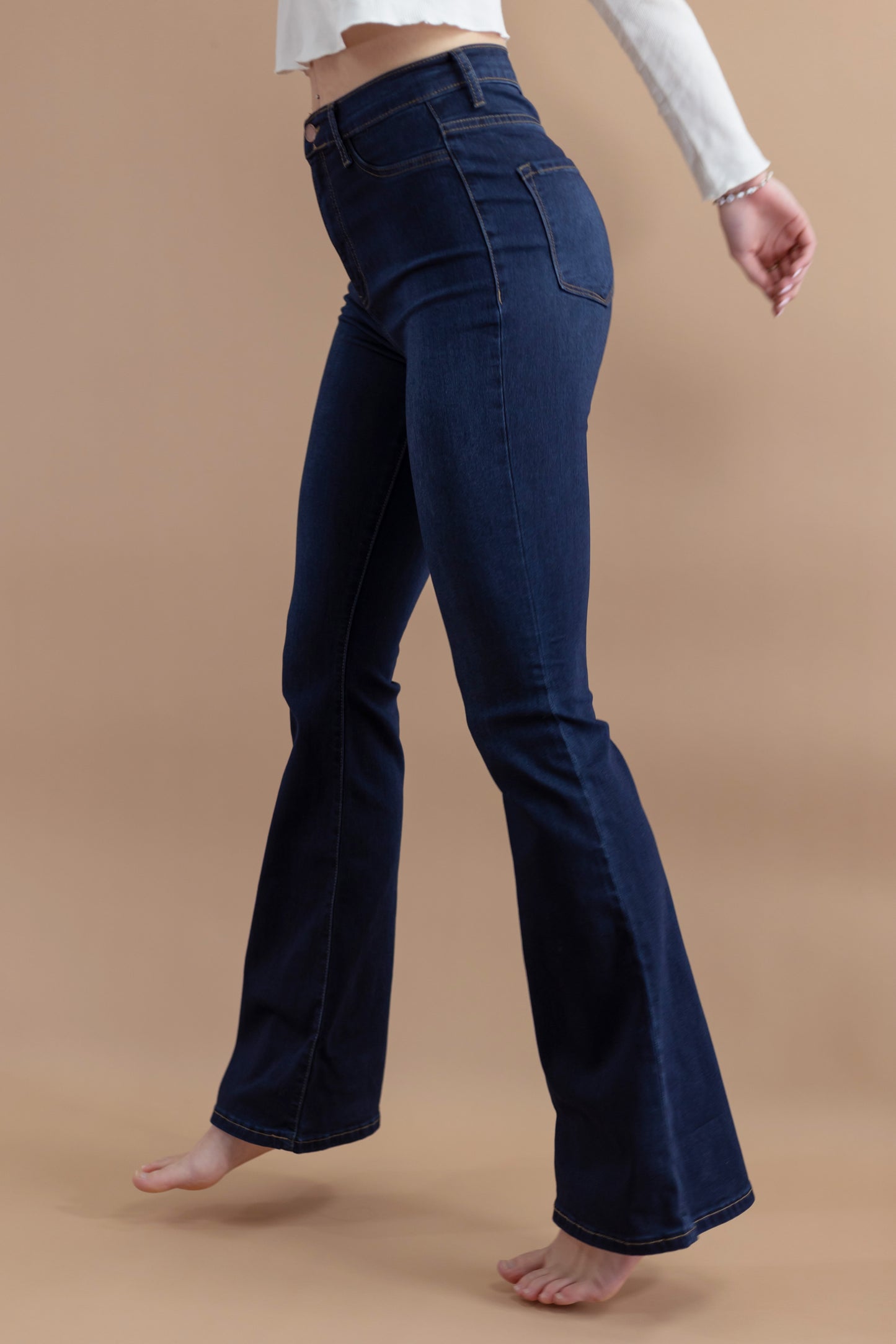 Bella Flare Jeans - Dark